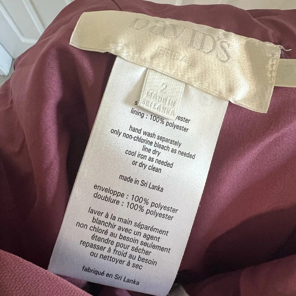 NWT David’s Bridal Bridesmaid dress - Picture 5 of 5